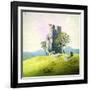 The Castle in Teplitz, Late 18th or 19th Century-Caspar David Friedrich-Framed Giclee Print