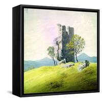 The Castle in Teplitz, Late 18th or 19th Century-Caspar David Friedrich-Framed Stretched Canvas