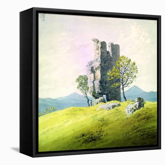 The Castle in Teplitz, Late 18th or 19th Century-Caspar David Friedrich-Framed Stretched Canvas