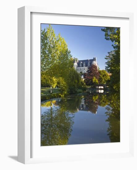 The Castle in the Beautiful Village of Montresor, Indre-Et-Loire, Loire Valley, Centre, France, Eur-Julian Elliott-Framed Photographic Print