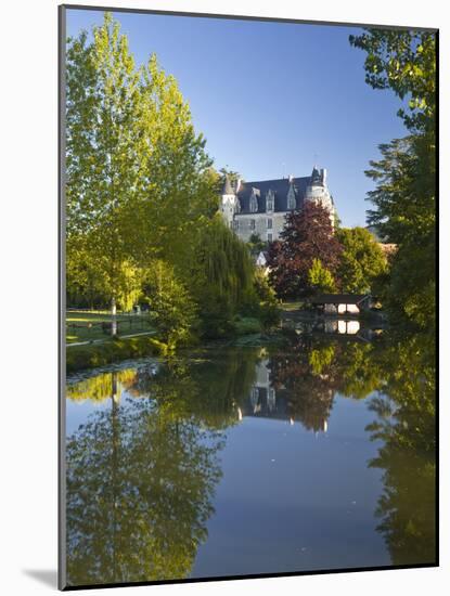 The Castle in the Beautiful Village of Montresor, Indre-Et-Loire, Loire Valley, Centre, France, Eur-Julian Elliott-Mounted Photographic Print