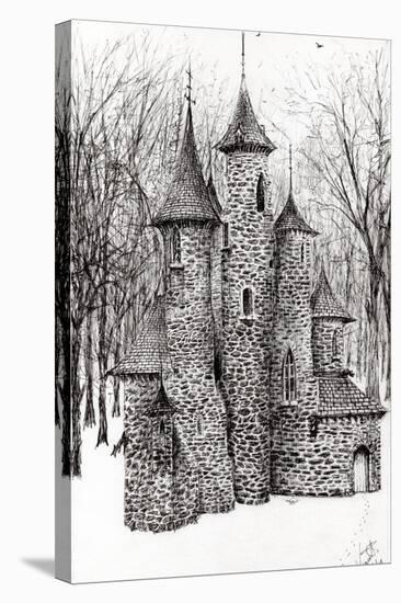 The Castle in the Forest of Findhorn, 2008-Vincent Alexander Booth-Stretched Canvas