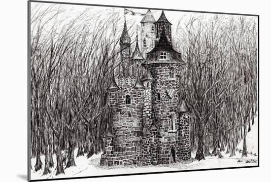 The Castle in the Forest of Findhorn, 2009-Vincent Alexander Booth-Mounted Giclee Print