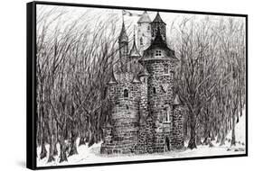 The Castle in the Forest of Findhorn, 2009-Vincent Alexander Booth-Framed Stretched Canvas