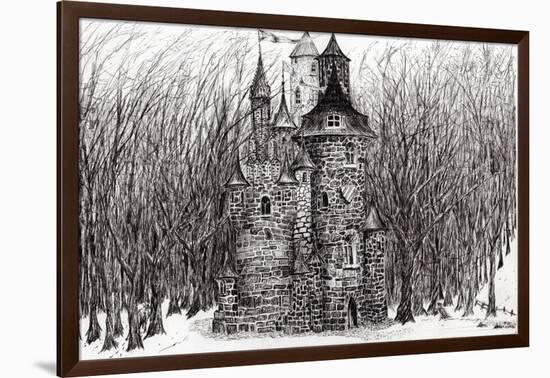 The Castle in the Forest of Findhorn, 2009-Vincent Alexander Booth-Framed Giclee Print