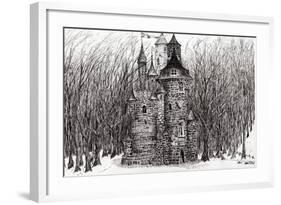 The Castle in the Forest of Findhorn, 2009-Vincent Alexander Booth-Framed Giclee Print