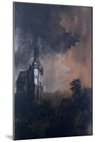 The Castle in the Moonlight-Victor Hugo-Mounted Giclee Print