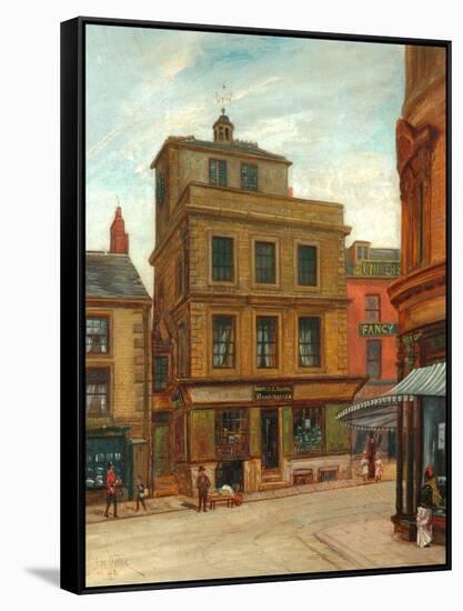 The Castle, Market Street, Halifax', c.1895-John William Oates-Framed Stretched Canvas