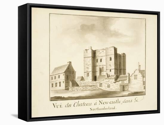 The Castle, Newcastle Upon Tyne-null-Framed Stretched Canvas