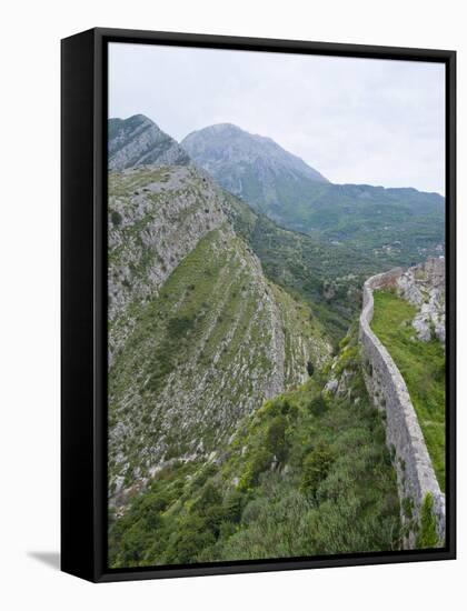 The Castle of Bar, Montenegro, Europe-Michael Runkel-Framed Stretched Canvas