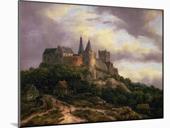 The Castle of Bentheim, Mid 1650s-Jacob Isaaksz. Or Isaacksz. Van Ruisdael-Mounted Premium Giclee Print