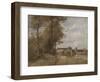 The Castle of Chenonceau (Oil on Canvas)-Paul Desire Trouillebert-Framed Giclee Print