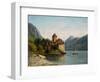 The Castle of Chillon, Evening, C.1872-Gustave Courbet-Framed Giclee Print