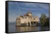 The Castle of Chillon, on Lake Geneva, Montreux, Canton Vaud, Switzerland, Europe-Angelo Cavalli-Framed Stretched Canvas