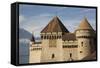 The Castle of Chillon, on Lake Geneva, Montreux, Canton Vaud, Switzerland, Europe-Angelo Cavalli-Framed Stretched Canvas