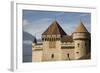 The Castle of Chillon, on Lake Geneva, Montreux, Canton Vaud, Switzerland, Europe-Angelo Cavalli-Framed Photographic Print