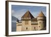 The Castle of Chillon, on Lake Geneva, Montreux, Canton Vaud, Switzerland, Europe-Angelo Cavalli-Framed Photographic Print