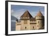 The Castle of Chillon, on Lake Geneva, Montreux, Canton Vaud, Switzerland, Europe-Angelo Cavalli-Framed Photographic Print