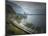 The Castle of Chillon, on Lake Geneva, Montreux, Canton Vaud, Switzerland, Europe-Angelo Cavalli-Mounted Premium Photographic Print