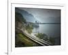 The Castle of Chillon, on Lake Geneva, Montreux, Canton Vaud, Switzerland, Europe-Angelo Cavalli-Framed Photographic Print