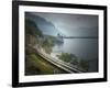 The Castle of Chillon, on Lake Geneva, Montreux, Canton Vaud, Switzerland, Europe-Angelo Cavalli-Framed Photographic Print