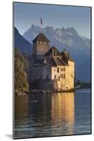 The Castle of Chillon, on Lake Geneva, Montreux, Canton Vaud, Switzerland, Europe-Angelo Cavalli-Mounted Photographic Print