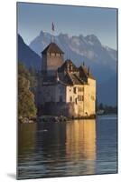 The Castle of Chillon, on Lake Geneva, Montreux, Canton Vaud, Switzerland, Europe-Angelo Cavalli-Mounted Photographic Print