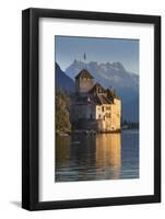 The Castle of Chillon, on Lake Geneva, Montreux, Canton Vaud, Switzerland, Europe-Angelo Cavalli-Framed Photographic Print