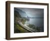 The Castle of Chillon, on Lake Geneva, Montreux, Canton Vaud, Switzerland, Europe-Angelo Cavalli-Framed Photographic Print