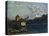 The Castle of Chillon-Gustave Courbet-Stretched Canvas