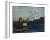 The Castle of Chillon-Gustave Courbet-Framed Giclee Print