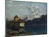 The Castle of Chillon-Gustave Courbet-Mounted Giclee Print