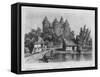 The Castle of Combourg-Felix Benoist-Framed Stretched Canvas