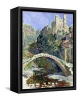 The Castle of Dolceacqua, 1884-Claude Monet-Framed Stretched Canvas