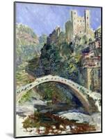 The Castle of Dolceacqua, 1884-Claude Monet-Mounted Giclee Print