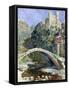 The Castle of Dolceacqua, 1884-Claude Monet-Framed Stretched Canvas