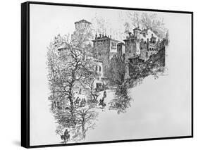 The Castle of Fratta-Isaac Sailmaker-Framed Stretched Canvas