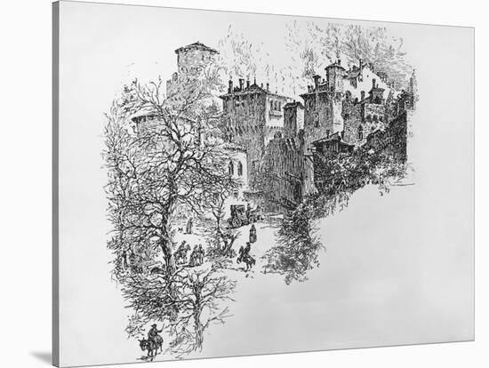 The Castle of Fratta-Isaac Sailmaker-Stretched Canvas