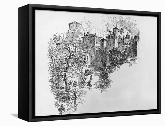 The Castle of Fratta-Isaac Sailmaker-Framed Stretched Canvas