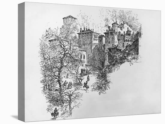 The Castle of Fratta-Isaac Sailmaker-Stretched Canvas