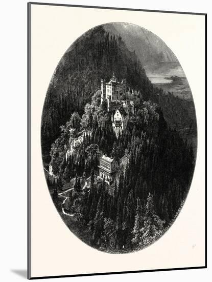 The Castle of Hohenschwangau-null-Mounted Giclee Print