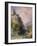 The Castle of Katz on the Rhine-William Callow-Framed Giclee Print