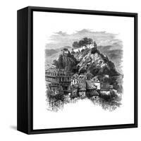 The Castle of Lourdes, France, 19th Century-Whymper-Framed Stretched Canvas