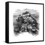 The Castle of Lourdes, France, 19th Century-Whymper-Framed Stretched Canvas