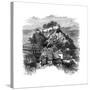 The Castle of Lourdes, France, 19th Century-Whymper-Stretched Canvas