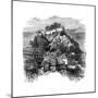 The Castle of Lourdes, France, 19th Century-Whymper-Mounted Giclee Print
