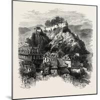 The Castle of Lourdes, the Pyrenees, France, 19th Century-null-Mounted Giclee Print