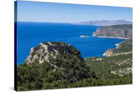 The Castle of Monolithos, Rhodes, Dodecanese Islands, Greek Islands, Greece-Michael Runkel-Stretched Canvas