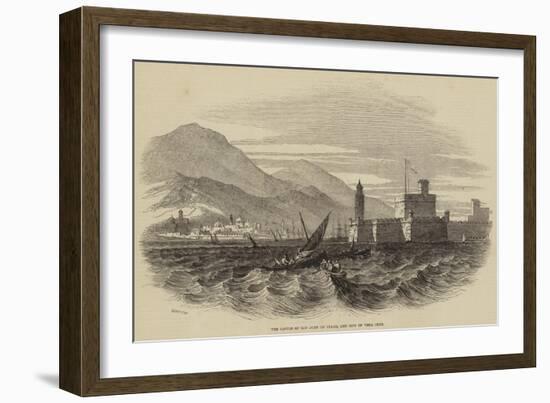 The Castle of San Juan De Ulloa, and City of Vera Cruz-null-Framed Giclee Print