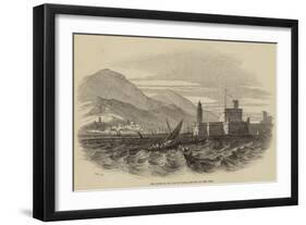 The Castle of San Juan De Ulloa, and City of Vera Cruz-null-Framed Giclee Print